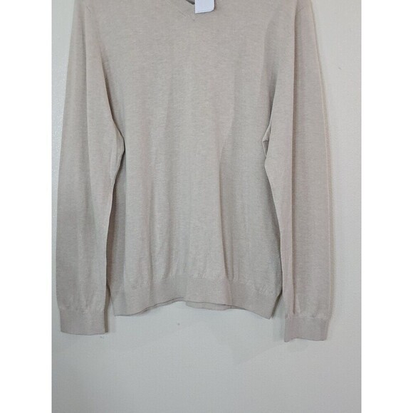 J. McLaughlin Milton Sweater Mens Size XL V Neck Lightweight Cashmere Blend - Picture 4 of 8